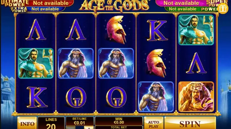Age of the Gods homepage