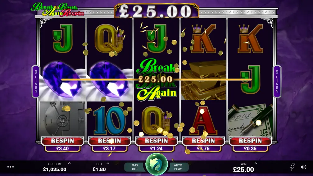 Break da Bank Again homepage