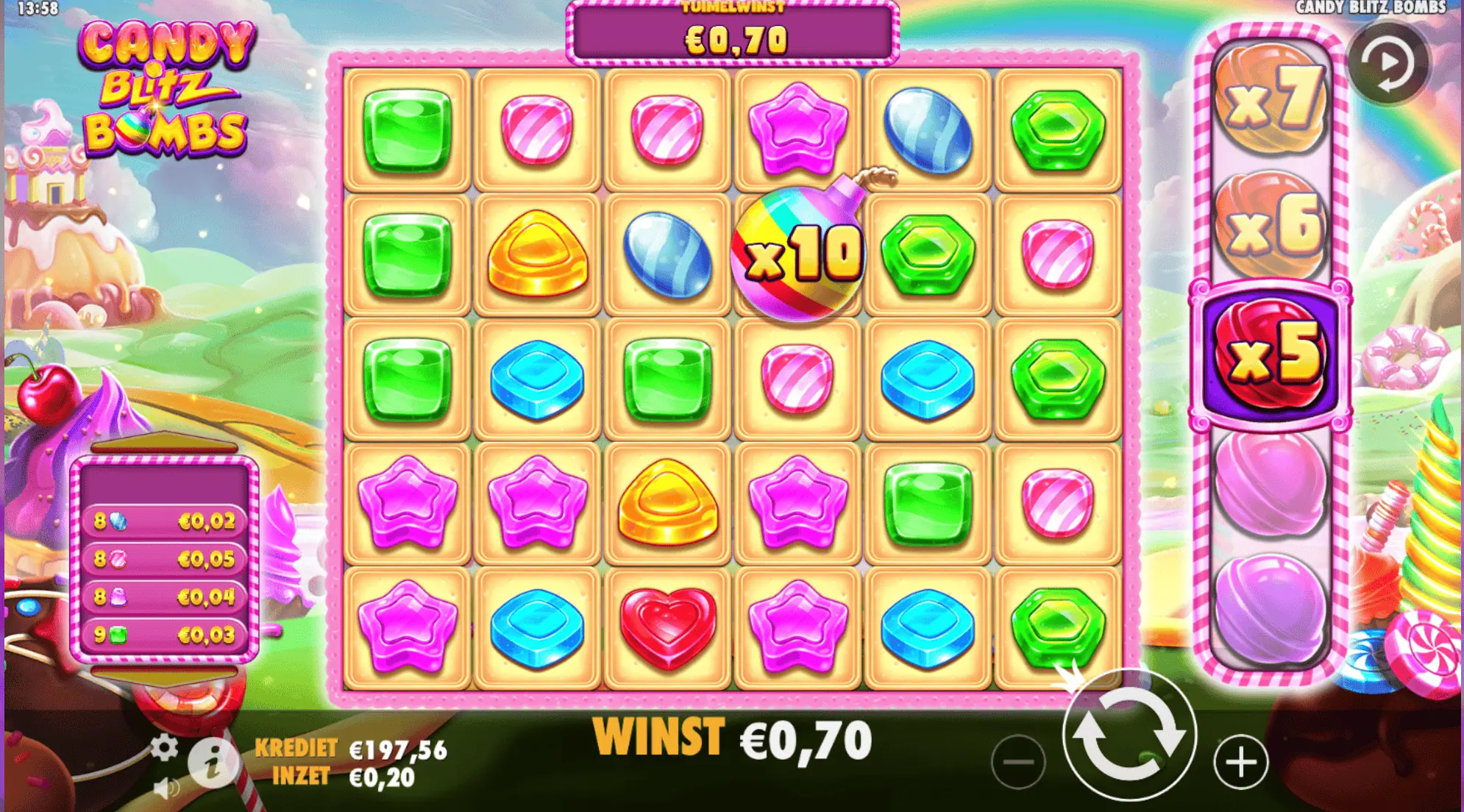 Candy Blitz slot gameplay