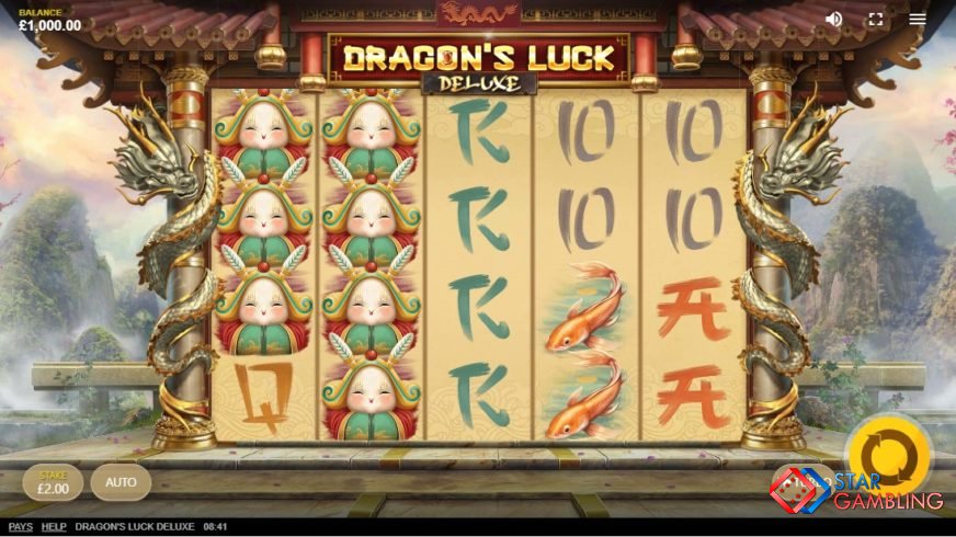 Dragon's Luck Megaways homepage