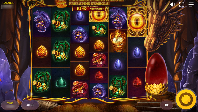 Fire Drake Megaways homepage