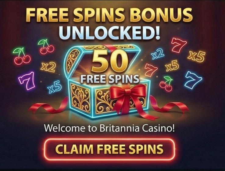 Claim your free spins offer from the casino promotions section
