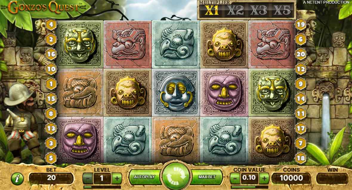 Gonzo's Quest homepage