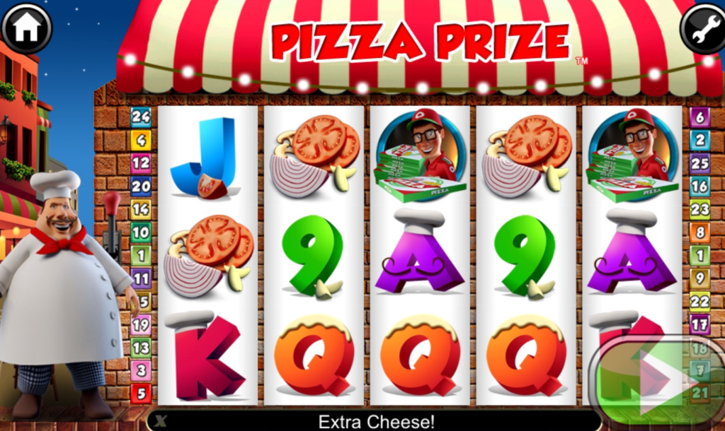 Pizza Prize homepage