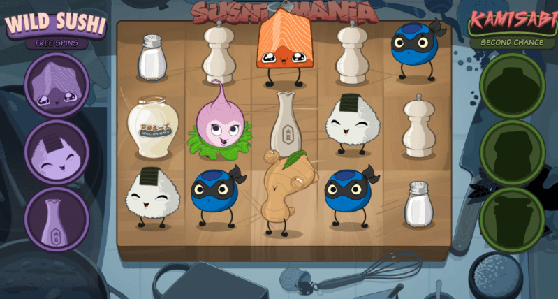 Sushi Mania homepage