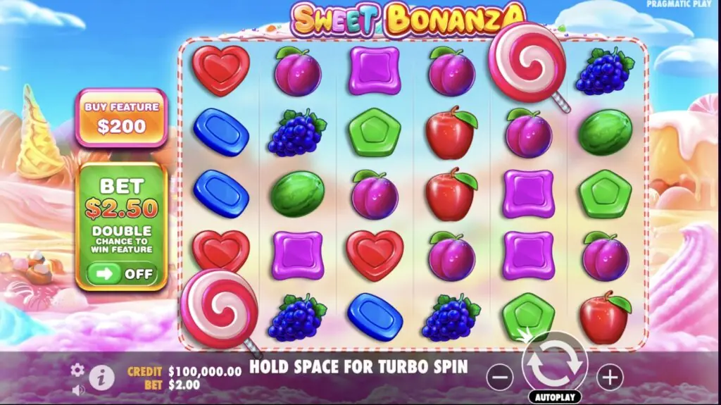 Sweet Bonanza homepage
