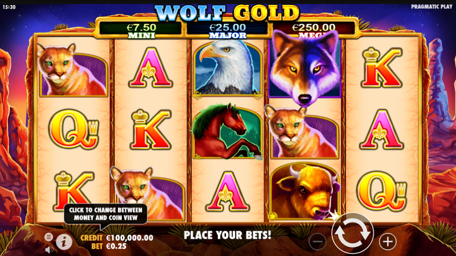 Wolf Gold homepage