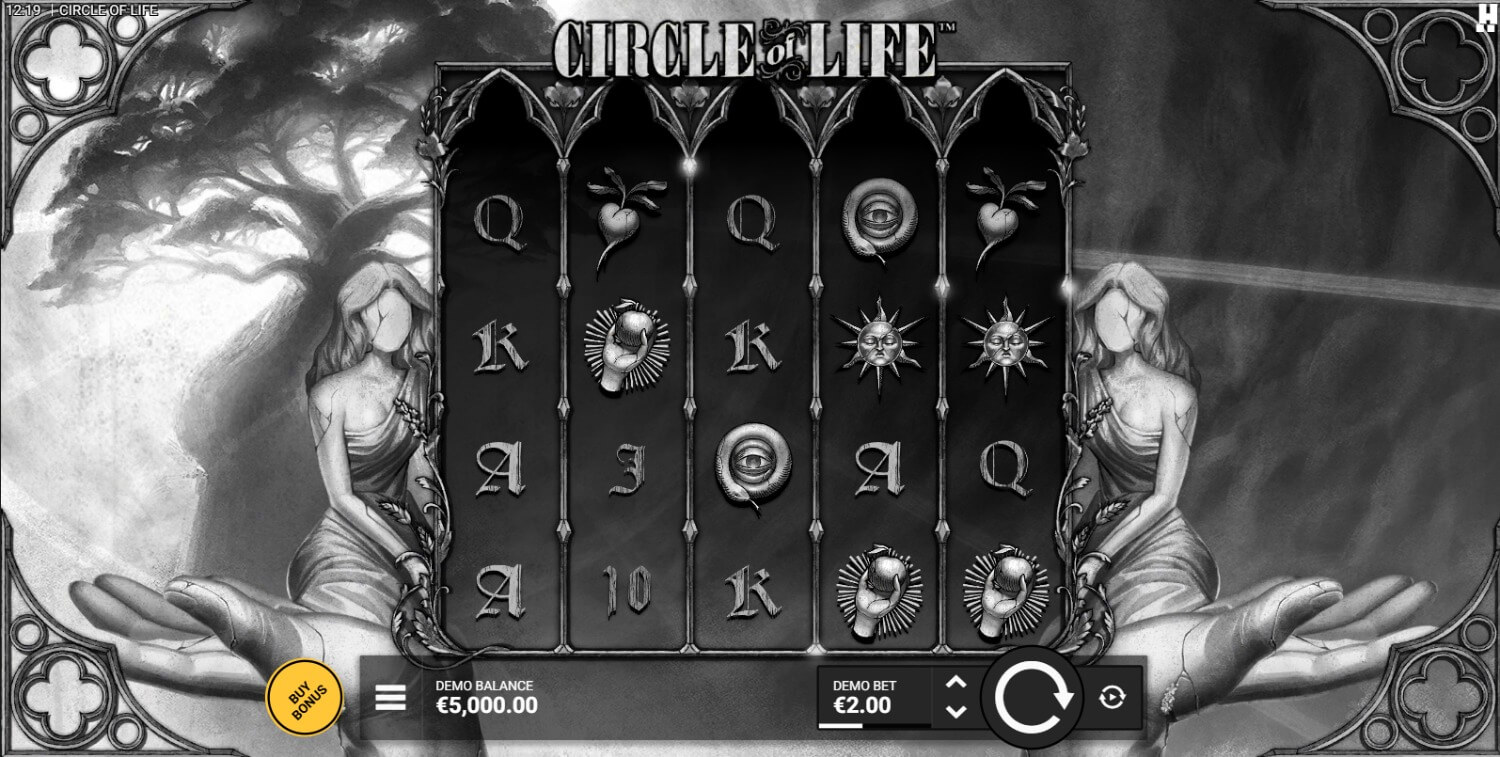 Circle of Life slot by Play'n GO with 96.2% RTP and 3,000x max win
