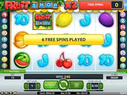 fruit shop homepage