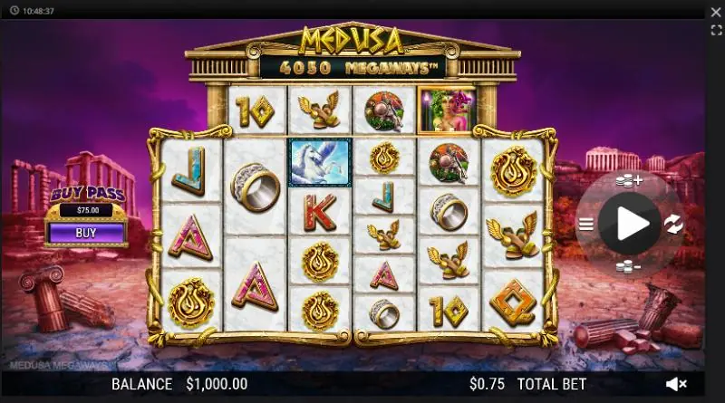 medusa megaways homepage