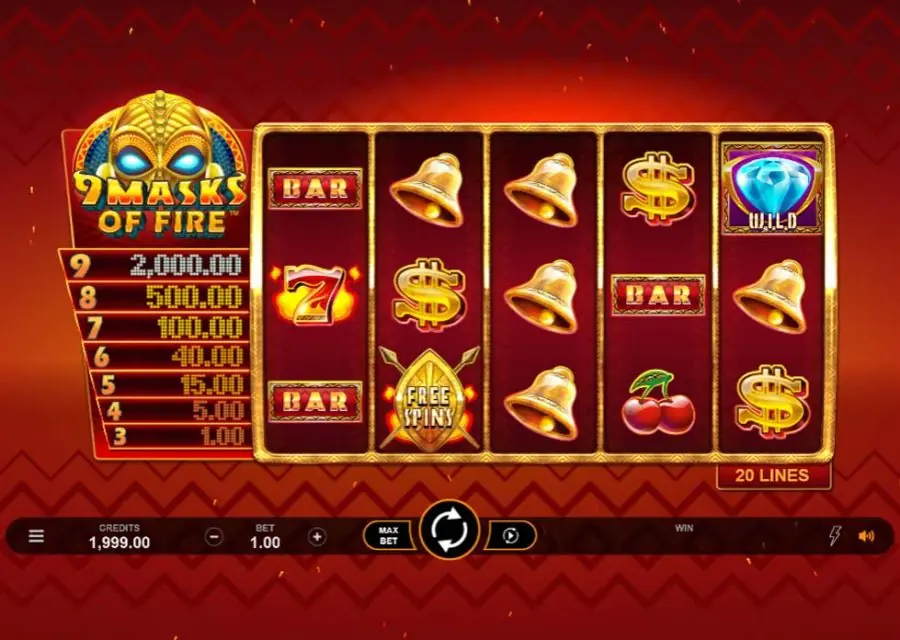 9 Masks of Fire