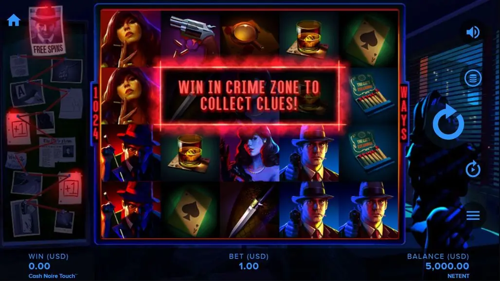 Cash Noire homepage