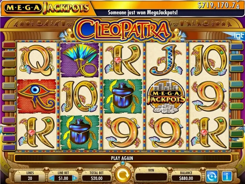 Cleopatra Megajackpots 