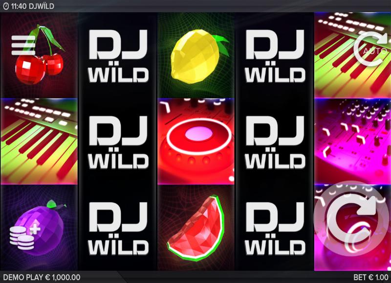 DJ Wild slot homepage