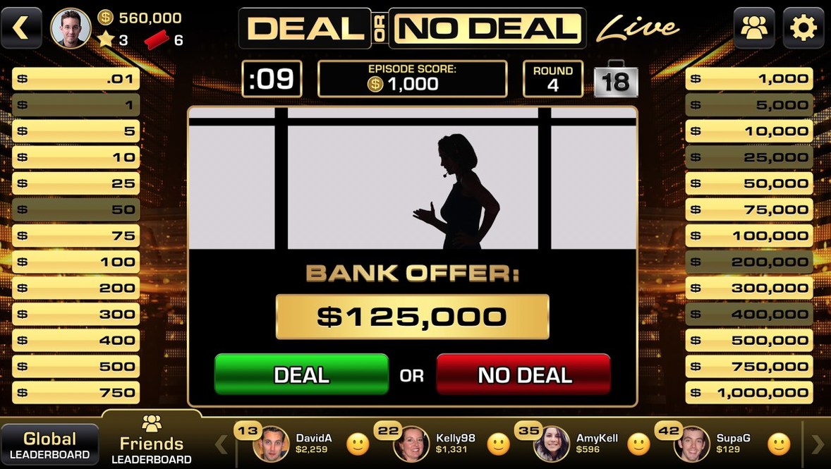 Deal or No Deal homepage
