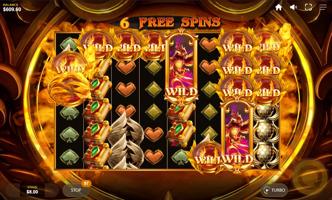 Phoenix Fire Power Reels homepage