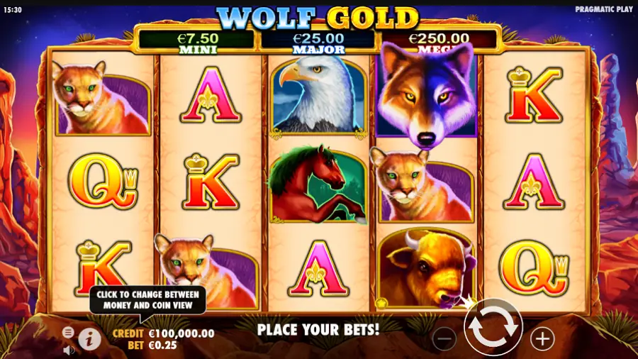 Wolf Gold homepage