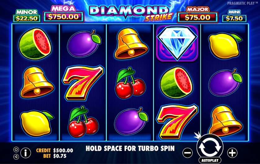 Diamond Strike slot gameplay