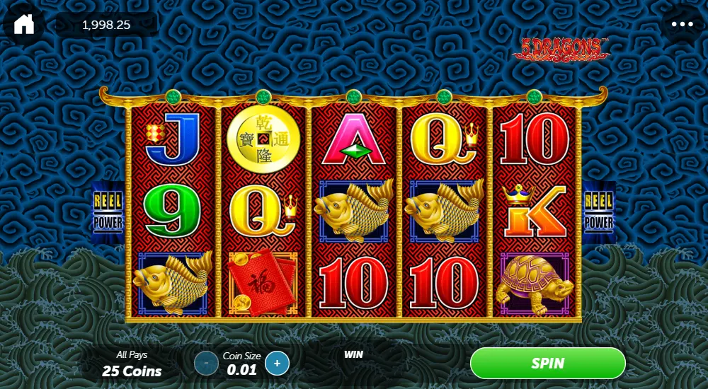 5 Dragons slot