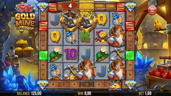 5k Gold Mine Dream Drop slot