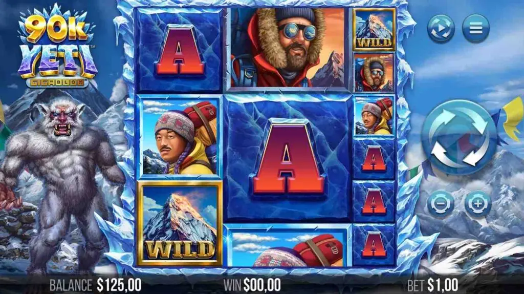 90k Yeti Gigablox slot