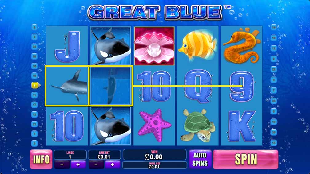 Great Blue slot gameplay