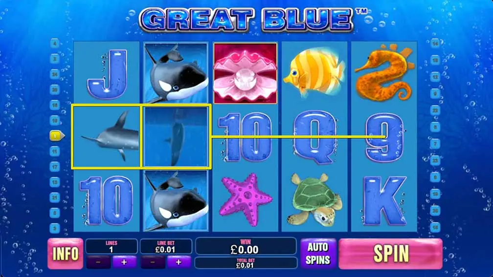 Great Blue slot gameplay