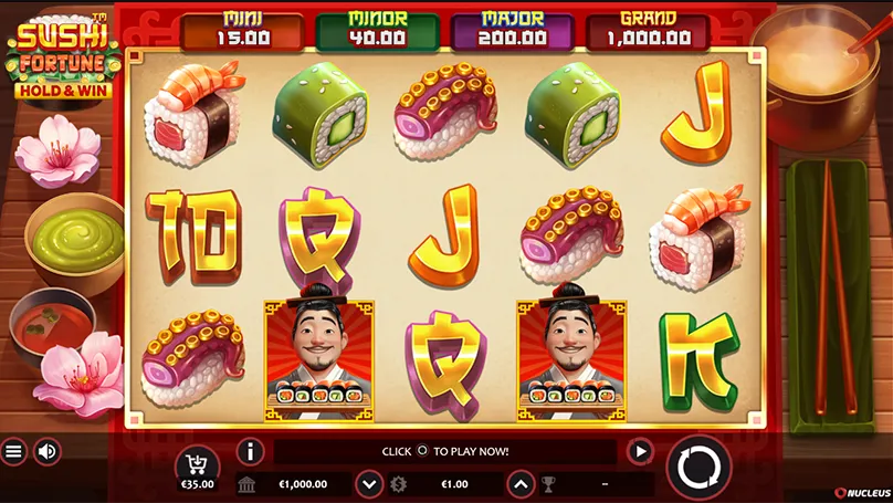 Sushi Fortune — Hold & Win slot