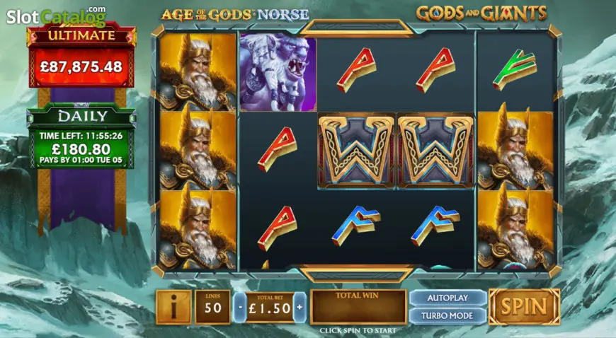 Age of the Gods Norse - Gods and Giants slot