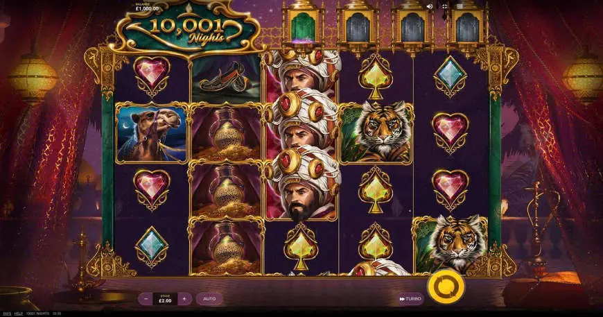 10001 Nights slot gameplay