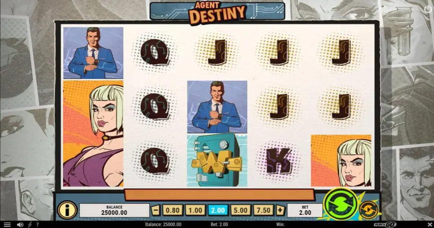 Agent Destiny slot gameplay