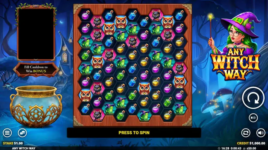 Any Witch Way slot gameplay