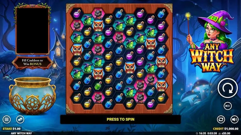 Any Witch Way slot gameplay