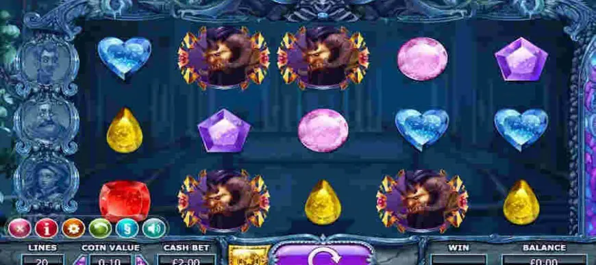 Beauty and the Beast slot gameplay