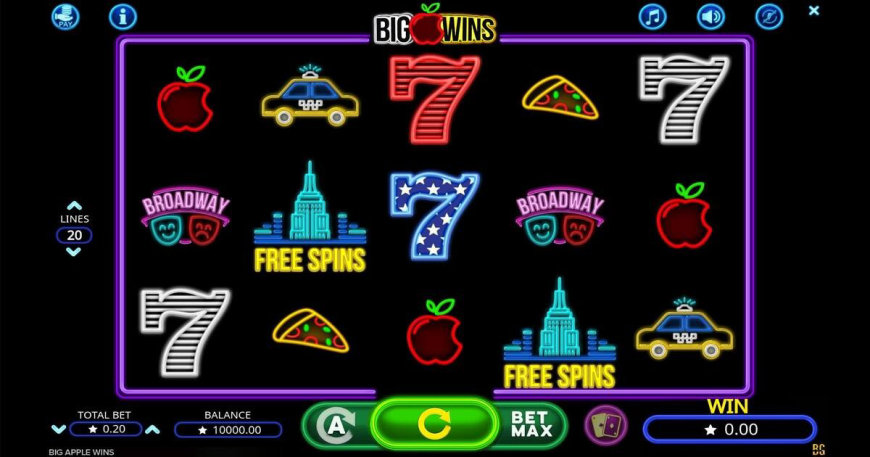 Big Apple Wins slot gameplay
