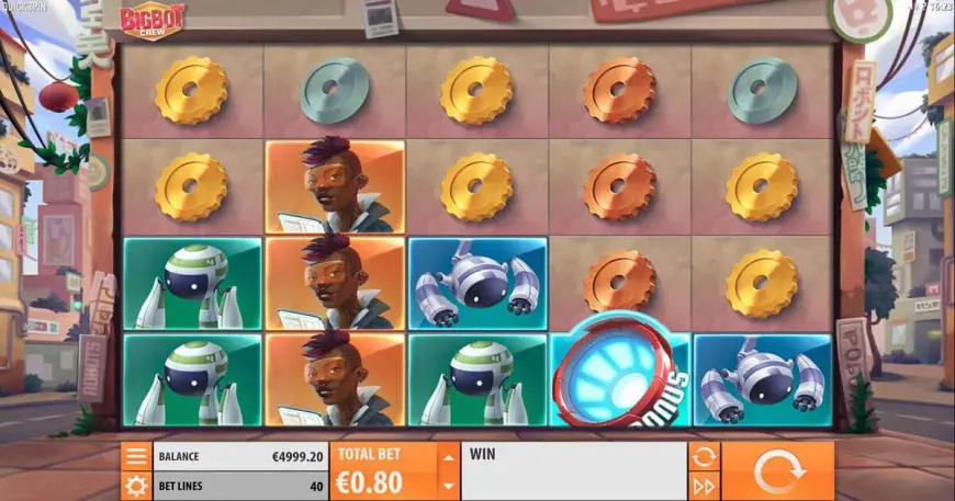 Big Bot Crew slot gameplay