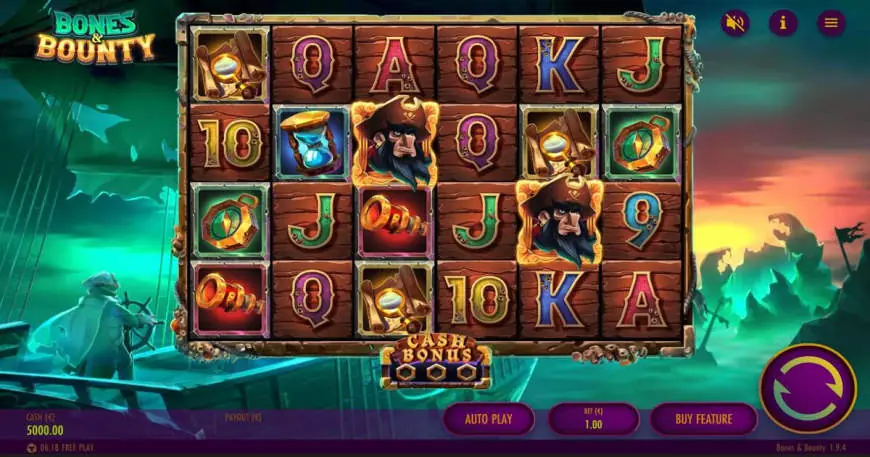 Bones & Bounty slot gameplay