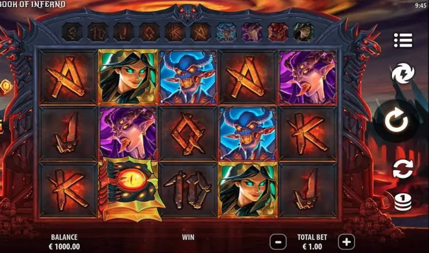 Book of Inferno slot gameplay