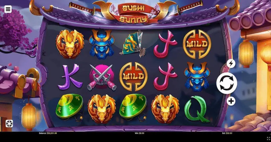 Bushi Bunny slot gameplay