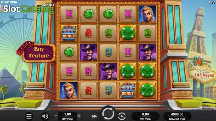Chip Spin slot gameplay