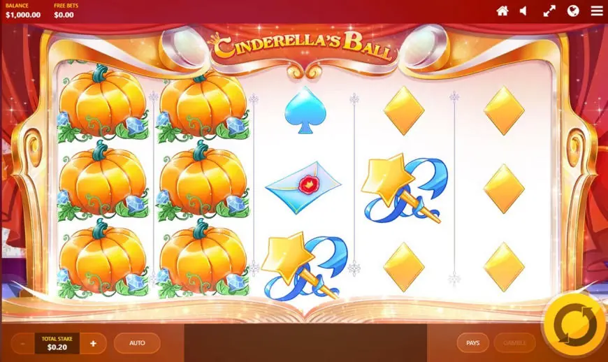 Cinderella’s Ball slot gameplay