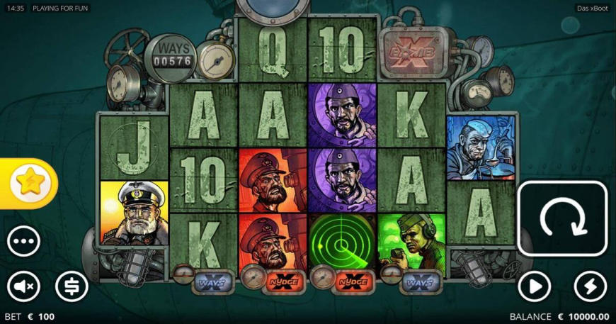 Das xBoot slot gameplay