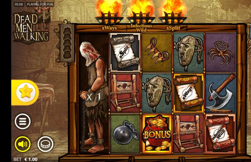 Dead Men Walking slot gameplay