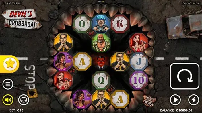 Devil's Crossroad slot gameplay