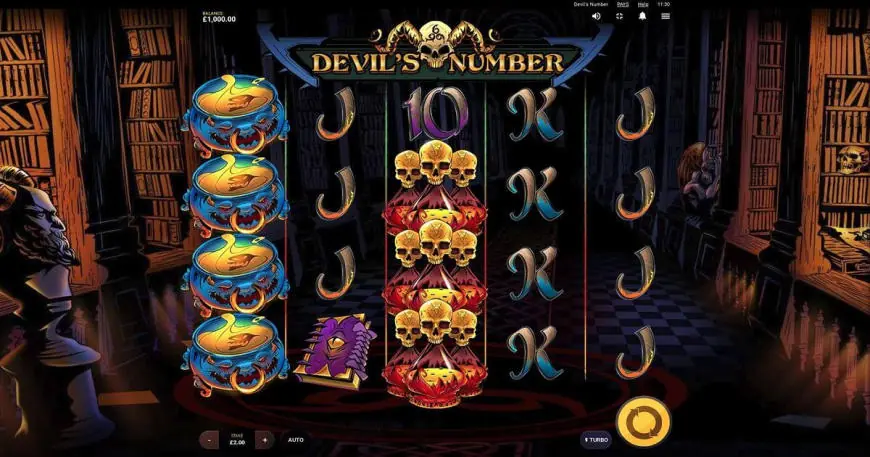 Devil's Number slot gameplay