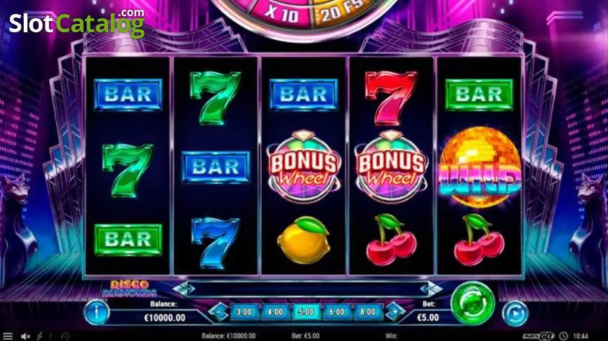 Disco Diamonds slot gameplay