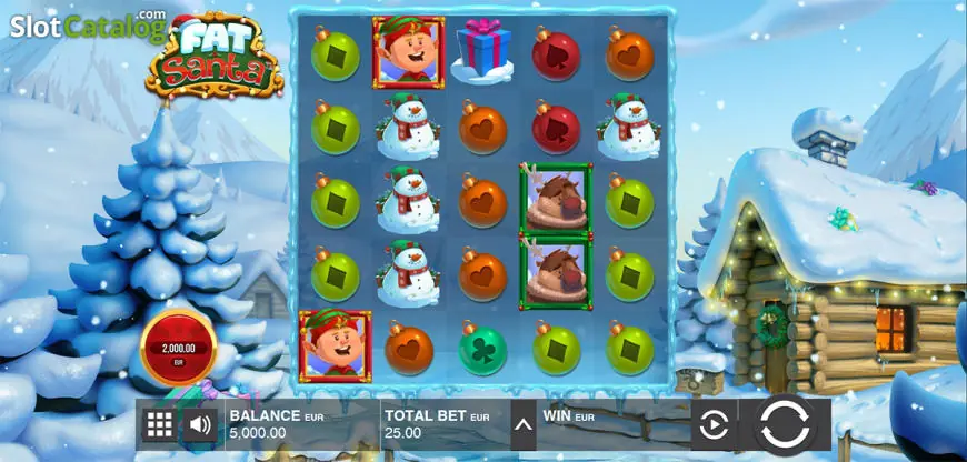 Fat Santa slot gameplay