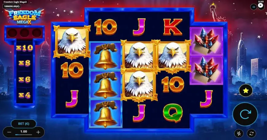 Freedom Eagle Mega X slot gameplay