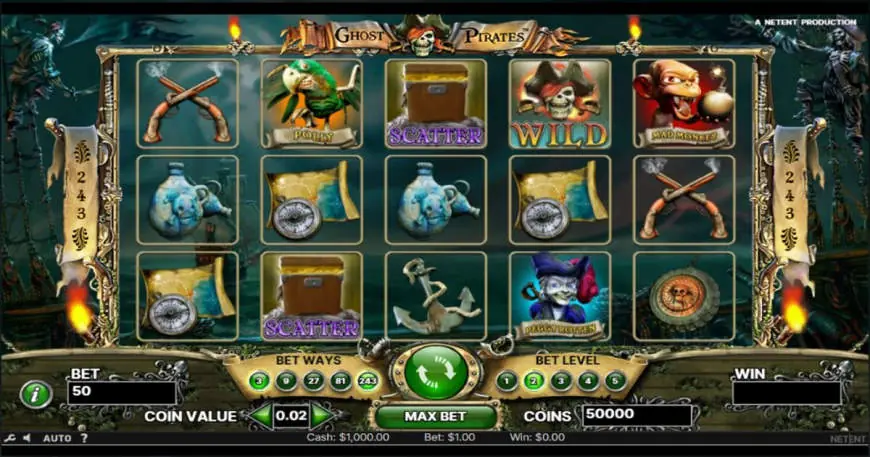 Ghost Pirates slot gameplay