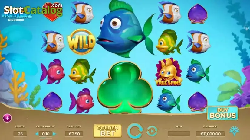Golden Fish Tank 2 Gigablox slot gameplay